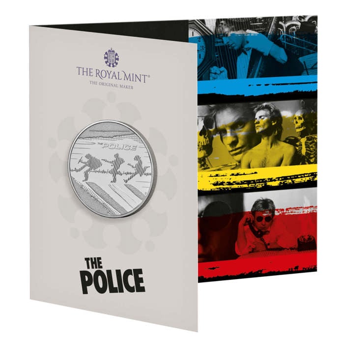 The Police 2023 UK £5 Brilliant Uncirculated Coin