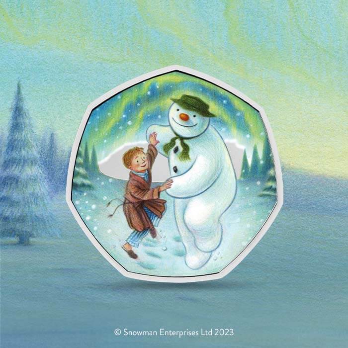 The Royal Mint Celebrates The Snowman™ With Official 50p Coin