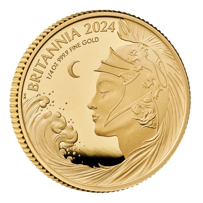 2024 Britannia UK 1/4oz Gold Proof Coin
