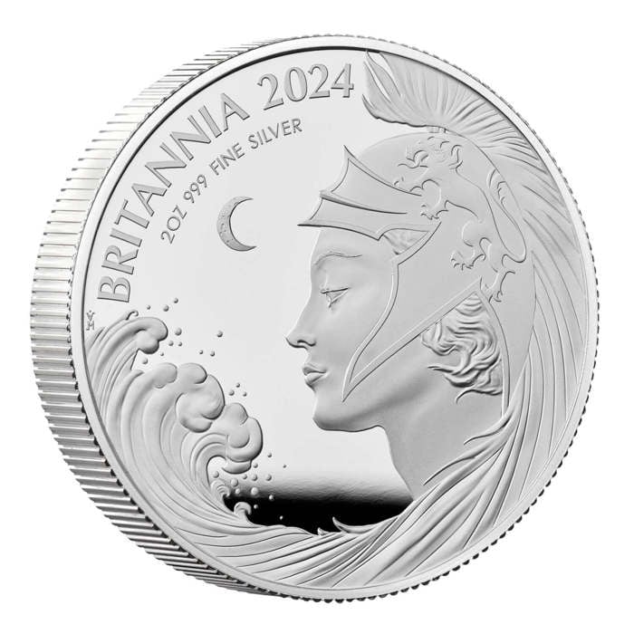 2024 Britannia UK 2oz Silver Proof Coin 
