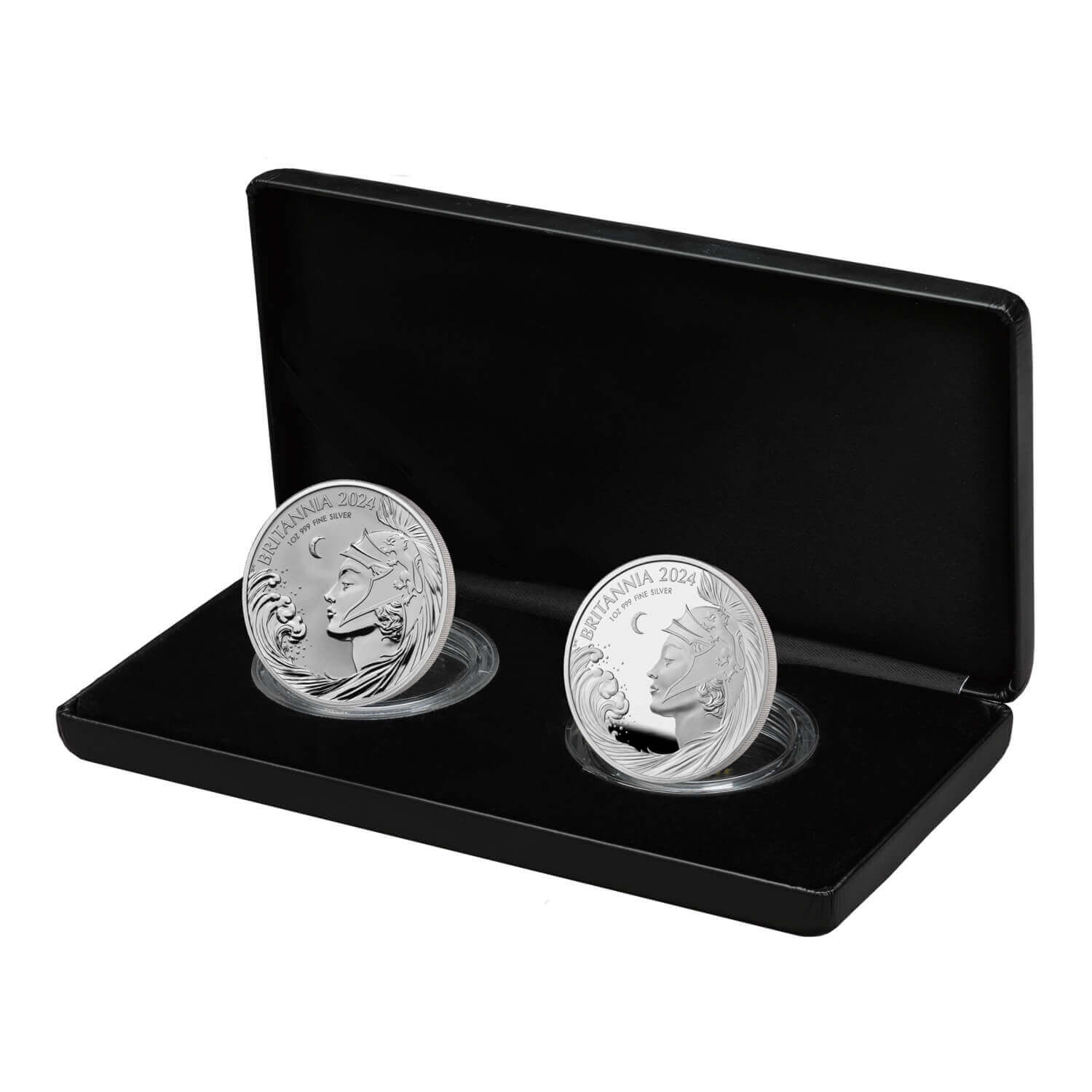 2024 Britannia UK Two-Coin Silver Proof Set | The Royal Mint