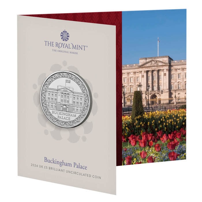 Buckingham Palace 2024 UK £5 Brilliant Uncirculated Coin