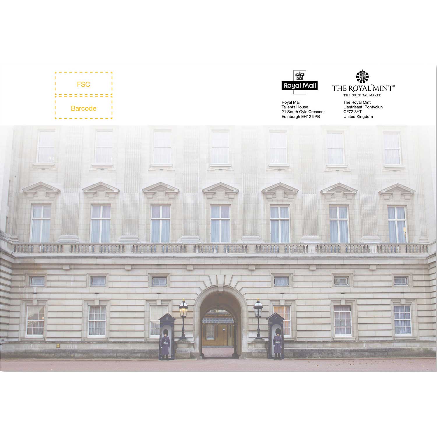 Buckingham Palace 2024 UK £5 Gold Proof Coin Cover | The Royal Mint