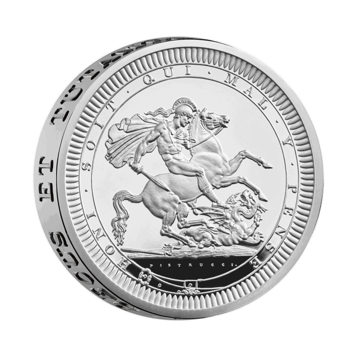 St George and the Dragon 2024 UK 2oz Silver Proof Coin