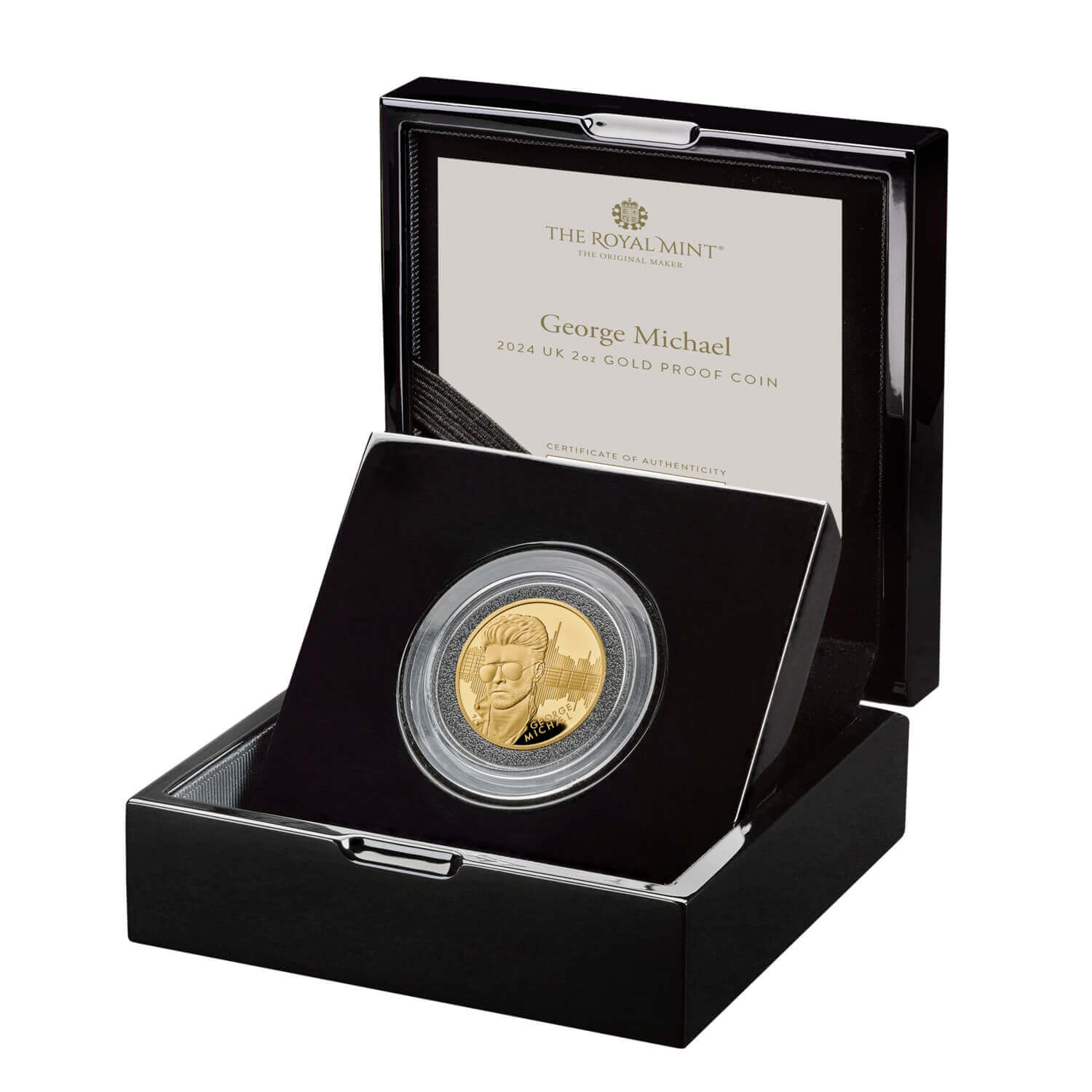 George Michael 2024 UK 2oz Gold Proof Coin | The Royal Mint