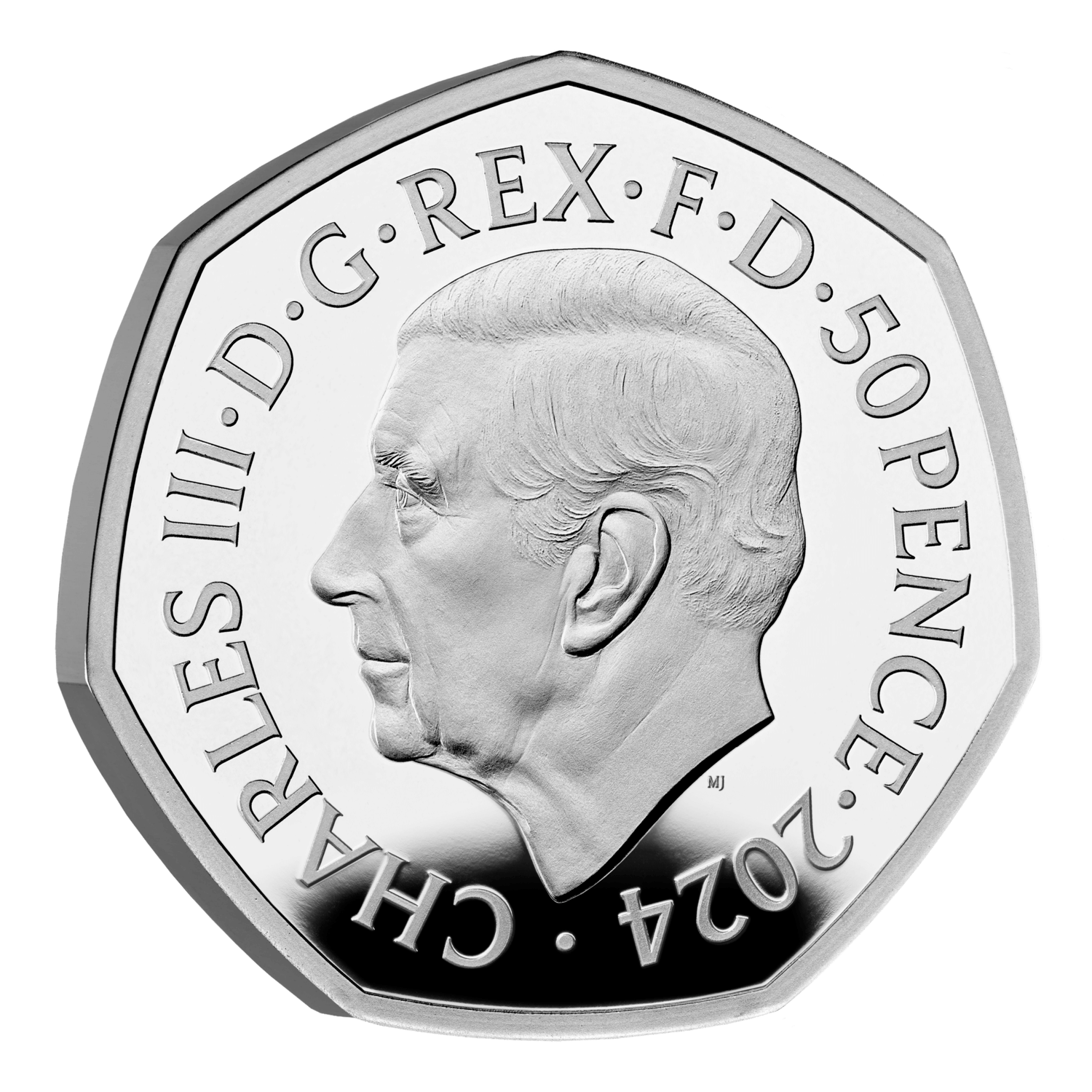 The Winged Keys 2024 UK 50p Silver Proof Colour Coin | The Royal Mint