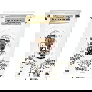 Tyrannosaurus 2024 UK 50p Silver Proof Colour Coin