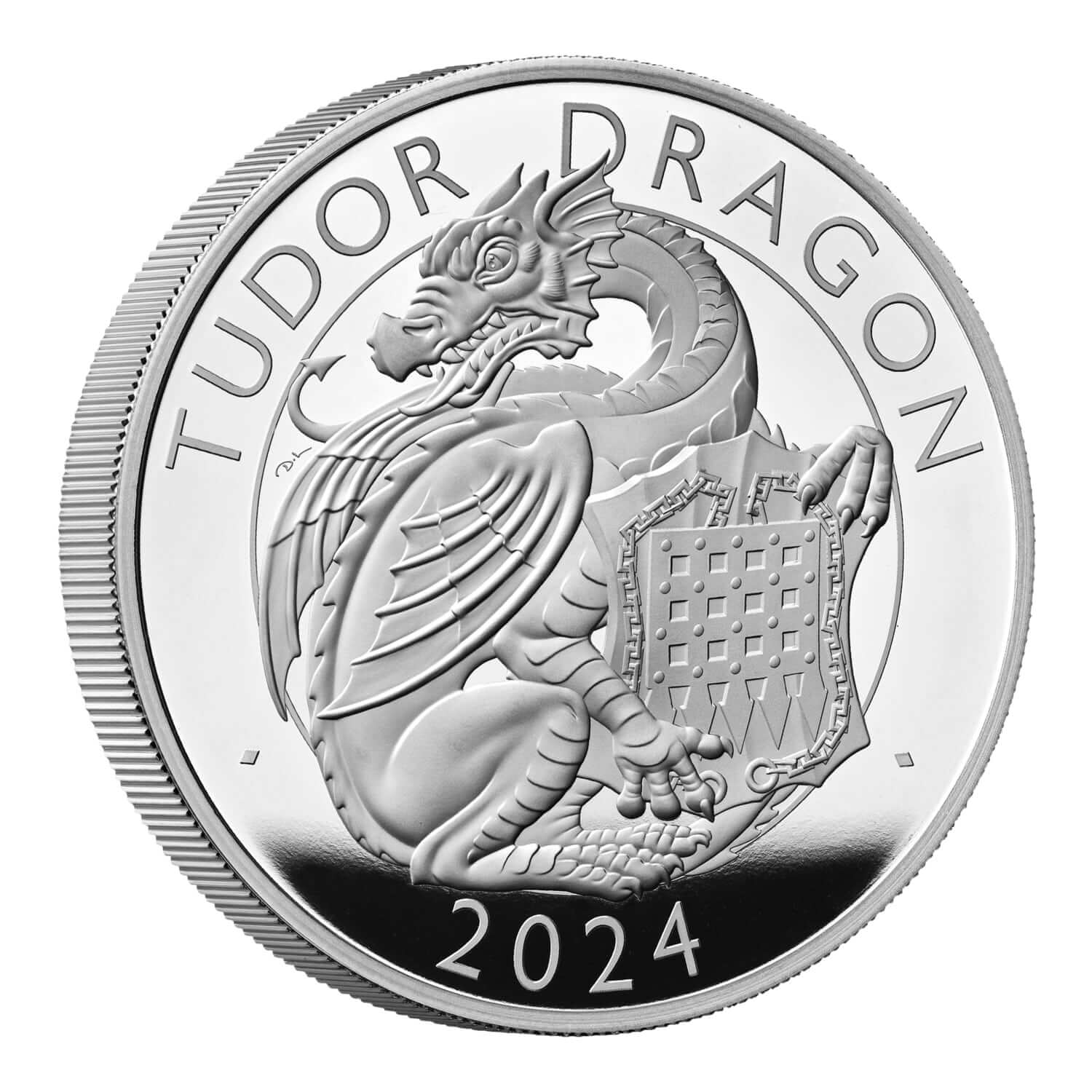 The Royal Tudor Beasts The Tudor Dragon 2024 UK 5oz Silver Proof