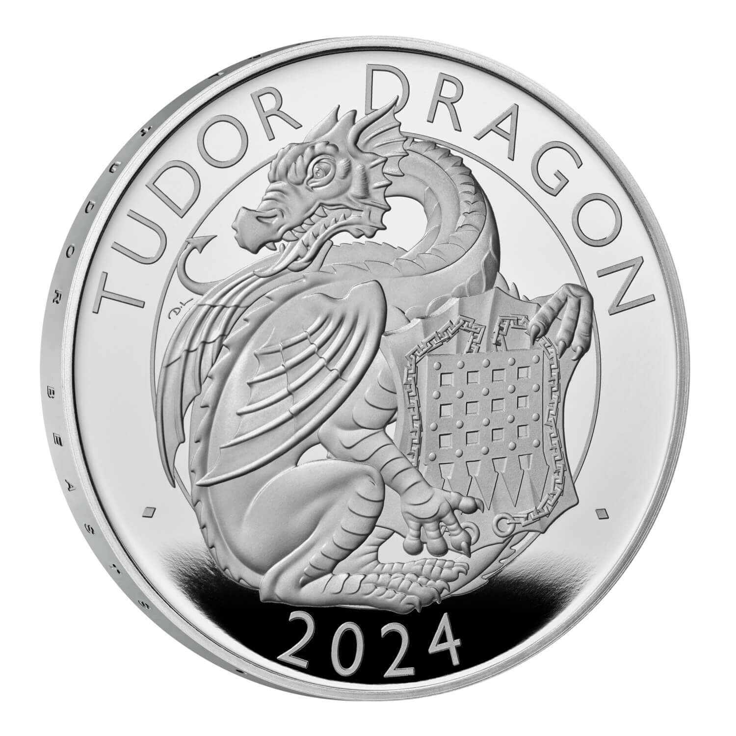 The Royal Tudor Beasts The Tudor Dragon 2024 UK Silver Proof Two