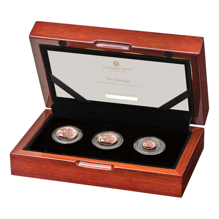 The Sovereign 2024 Three-Coin Gold Proof Set