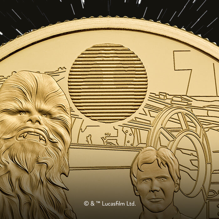Han Solo and Chewbacca Coin | The Royal Mint