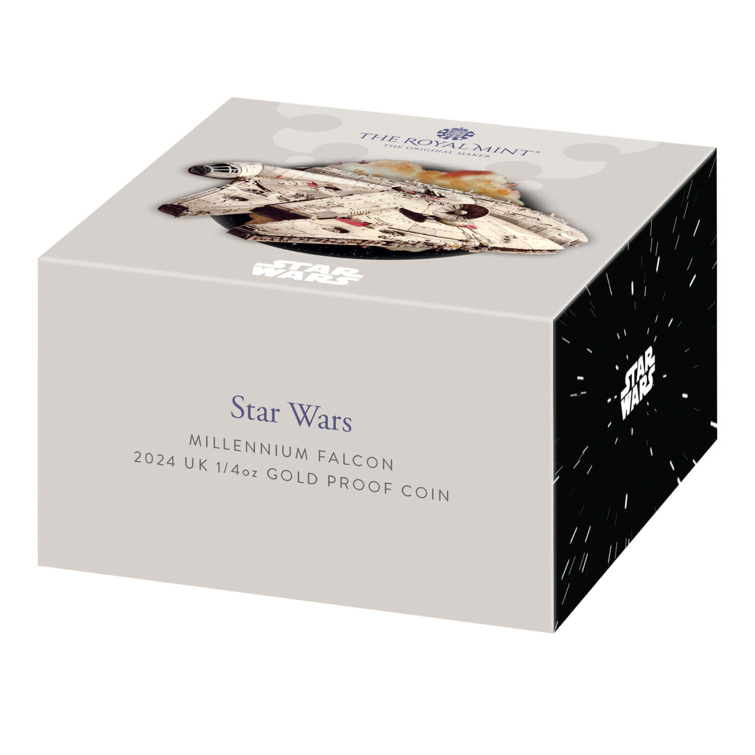 Star Wars Millennium Falcon 2024 UK 1/4oz Gold Proof Coin | The