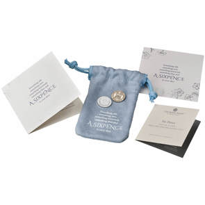 Something Old and Something New Silver Sixpence Gift Set
