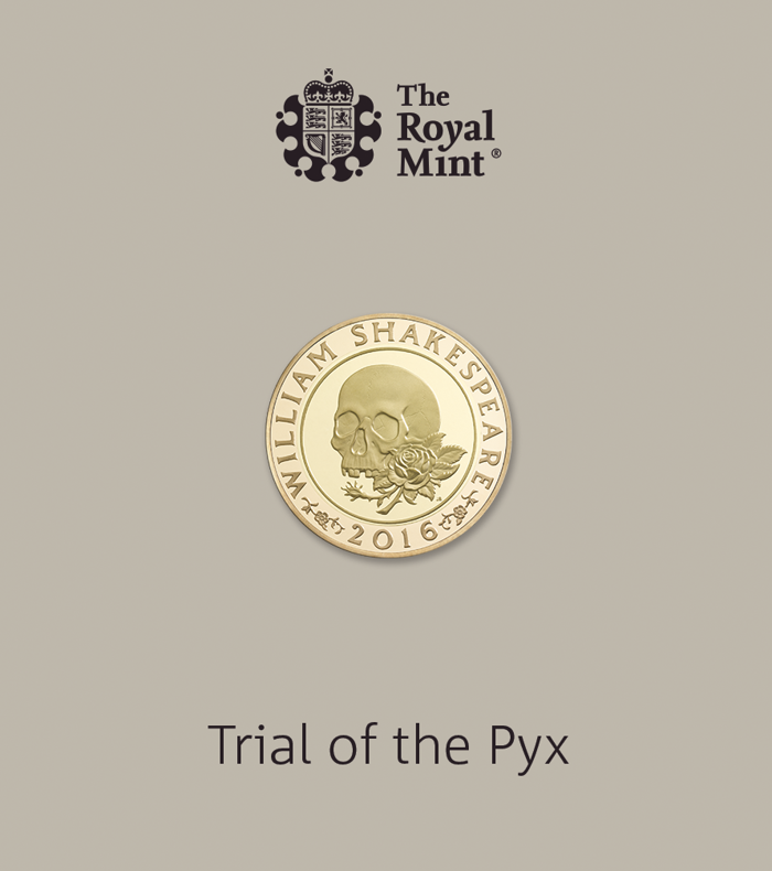 Trial of the Pyx Shakespeare Tragedies 2016 UK £2 Gold Proof Coin