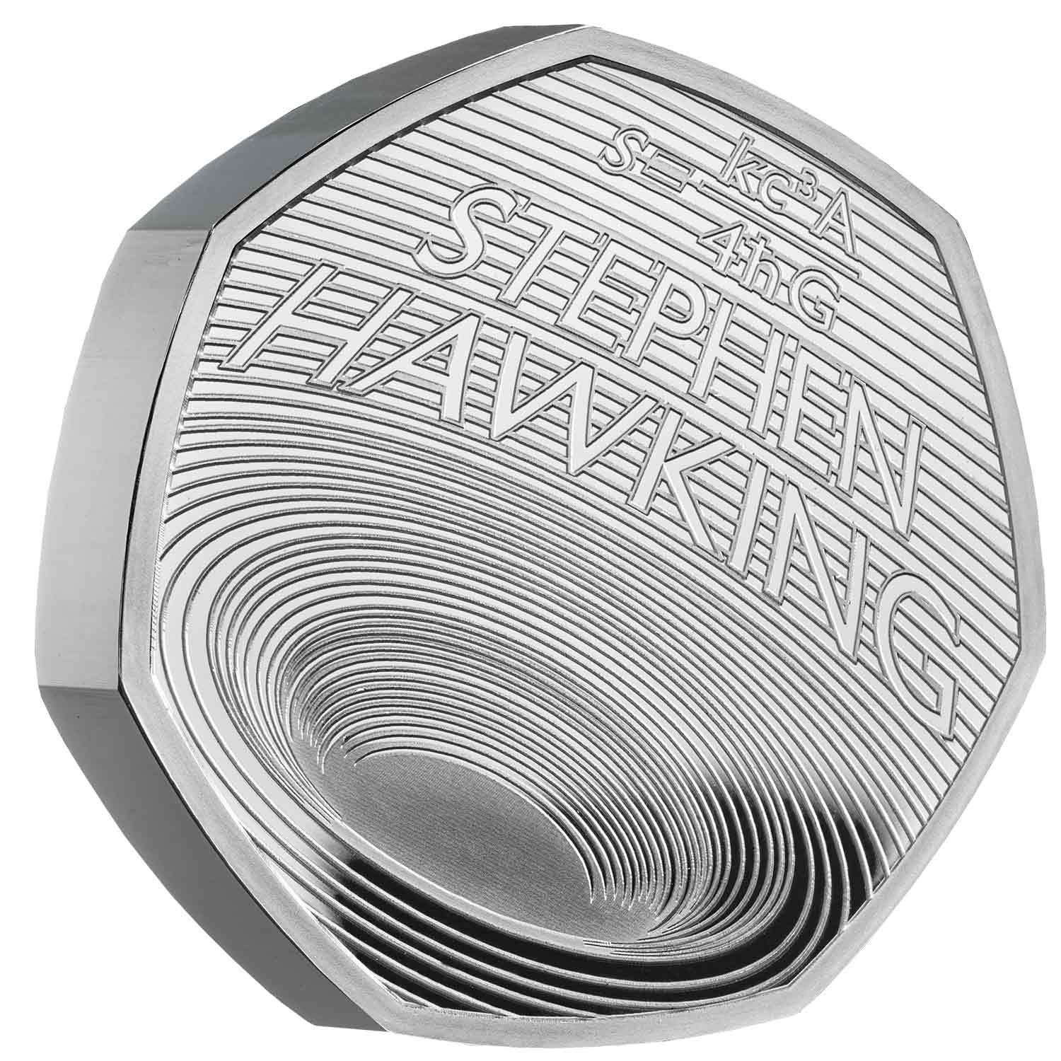 2019 Stephen Hawking 50p Coin BUNC Royal Mint Presentation Pack