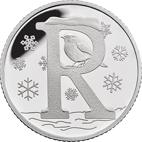 R - Robin Silver 10 pence