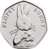 2018 Flopsy Bunny 50p coin