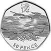 Aquatics 2011 50p Coin
