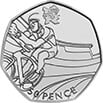 Cycling 50p Coin