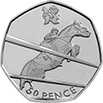 Equestrian 50p Coin