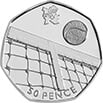 Tennis 50p Coin