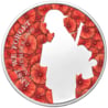 The 2020 Remembrance Day commemorative £5 coin.