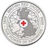 The 2020 150th Anniversary of the British Red Cross commemorative £5 coin.
