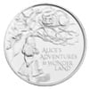 The 2021 Alice's Adventures in Wonderland commemorative £5 coin.