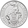 The 2021 White Greyhound of Richmond commemorative £5 coin.