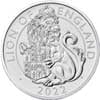 The 2022 Royal Tudor Beasts - The Lion of England commemorative £5 coin.