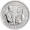 The 2018 Prince Harry and Miss Meghan Markle's Wedding commemorative £5 coin.