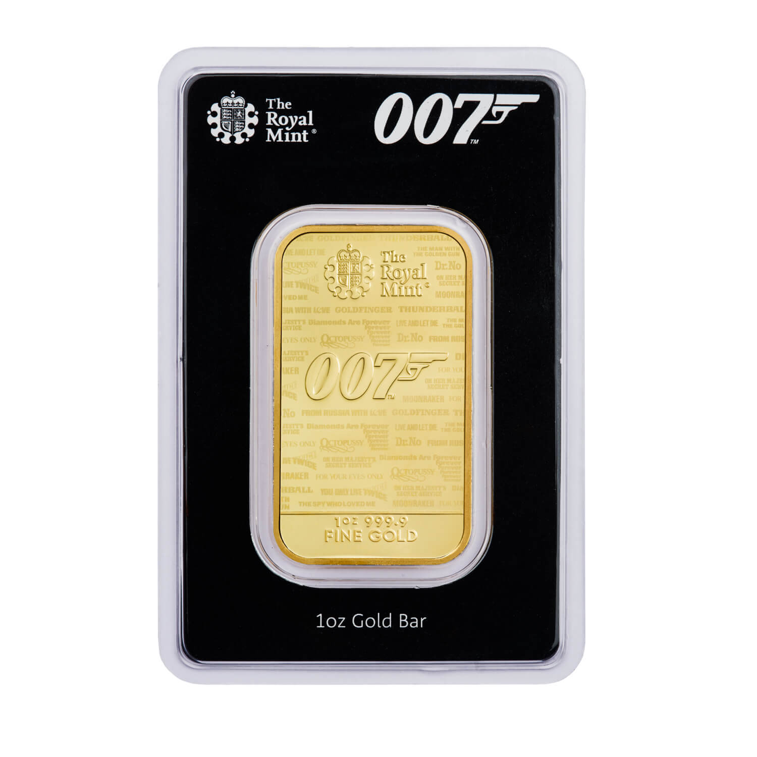 Buy 1oz James Bond Bar Royal Mint