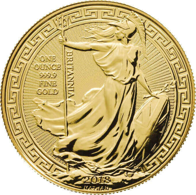 Britannia 2018 1oz Oriental Border Gold Bullion Coin | The Royal Mint