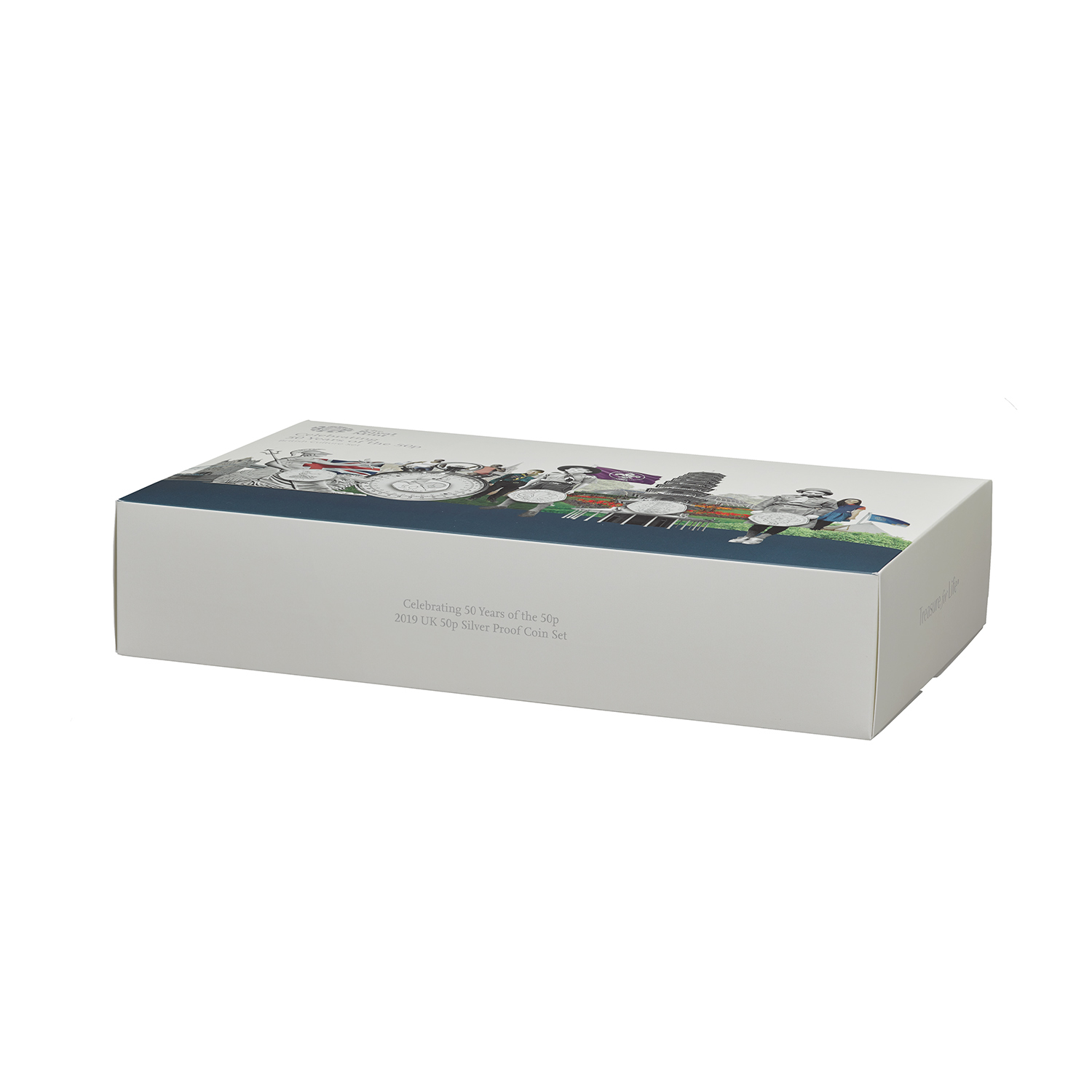 Celebrating 50 Years of the 50p UK Silver Proof Coin Set | Royal Mint