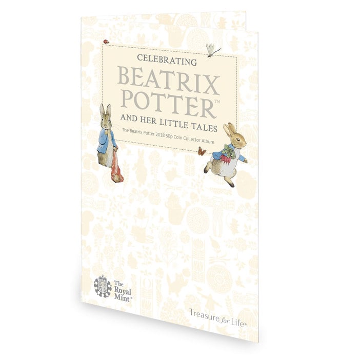 Beatrix Potter 2018 50p Coin Collector Album