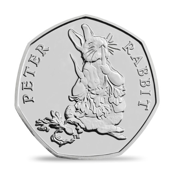 Peter Rabbit™ 2018 UK 50p Brilliant Uncirculated Coin