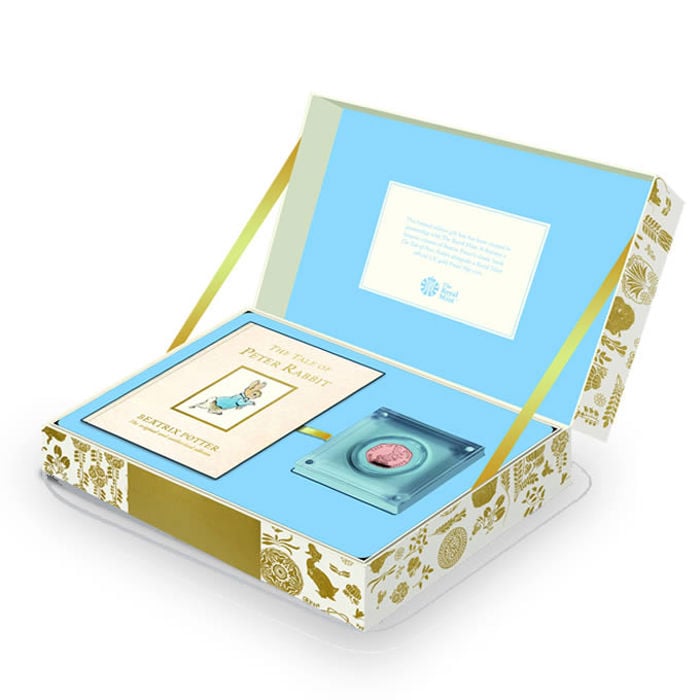 Peter Rabbit™ 2017 UK 50p Gold Proof Coin & Book Gift Set