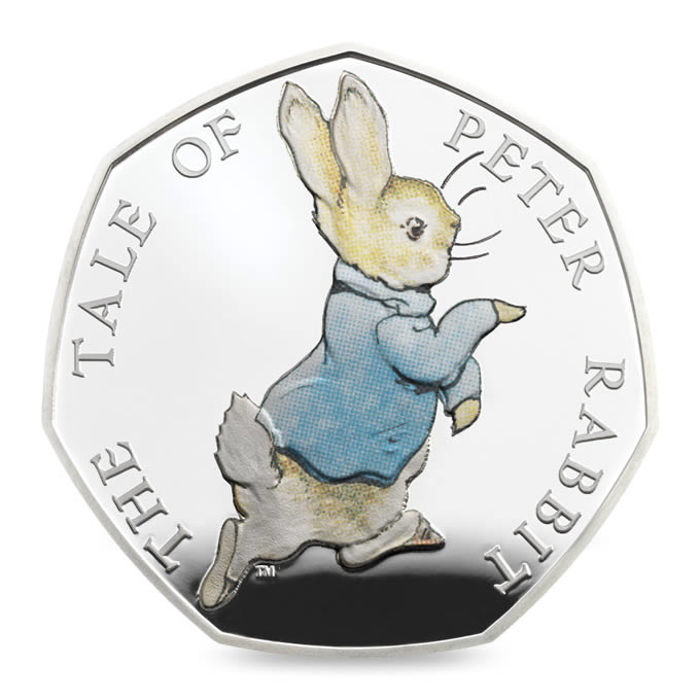 Peter Rabbit™ 2017 UK 50p Silver Proof Coin