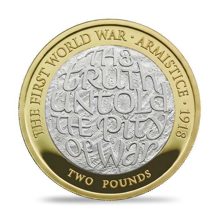 Armistice 2018 UK £2 Silver Proof Coin