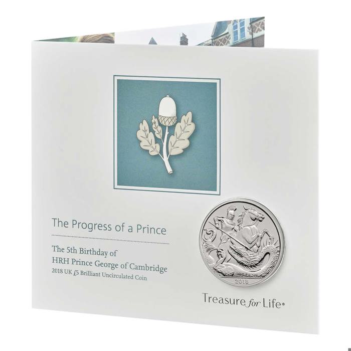The 5th Birthday of HRH Prince George 2018 UK £5 Brilliant Uncirculated Coin