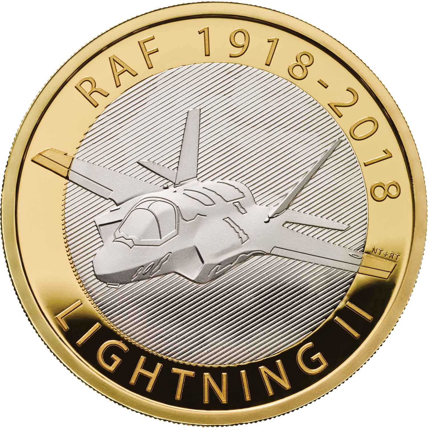 F-35 Lightning II Challenge Coin – Stealth Fighter Aircraft Shape – Military Gift