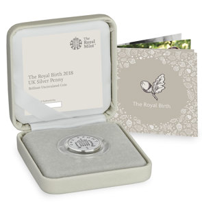 Royal Baby 2018 UK Silver Penny Brilliant Uncirculated Coin