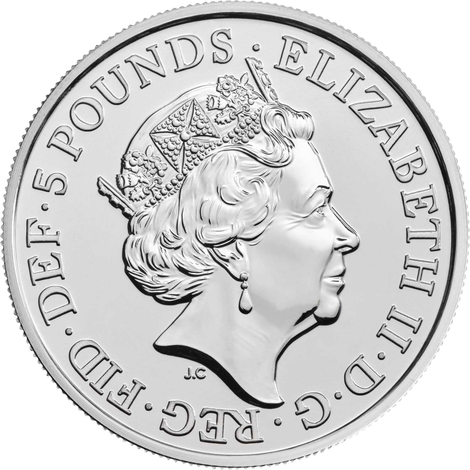 Sapphire Coronation 2018 UK £5 BU Coin | The Royal Mint