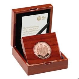 Sapphire Coronation 2018 UK £5 Gold Proof Coin