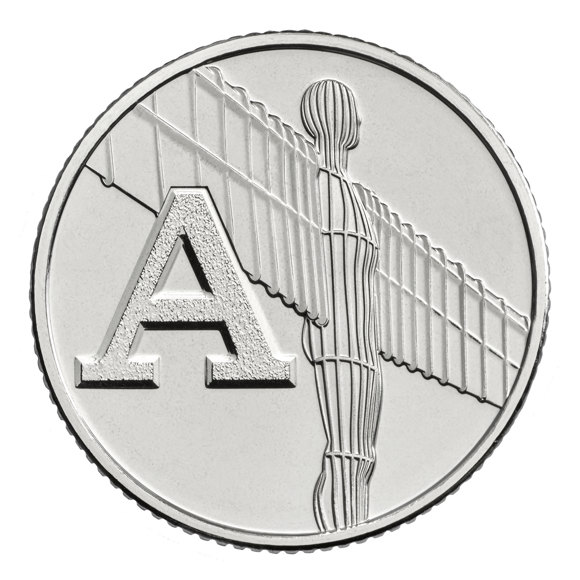 A - Angel of the North 2019 UK 10p Uncirculated Coin