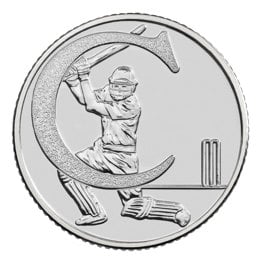 C - Cricket 2019 UK 10p Uncirculated Coin