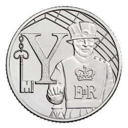 Y - Yeoman Warder 2019 UK 10p Uncirculated Coin