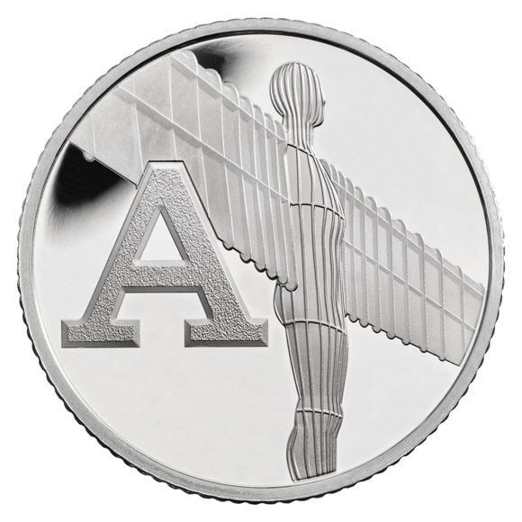 Angel of the North 2018 UK 10p Silver Proof Coin