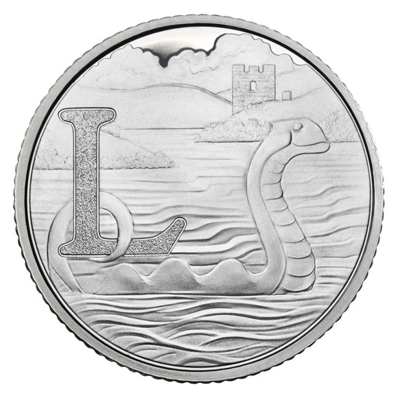 Loch Ness 2018 UK 10p Silver Proof Coin