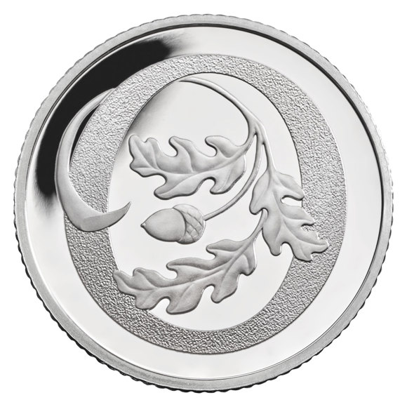 Oak Tree 2018 UK 10p Silver Proof Coin